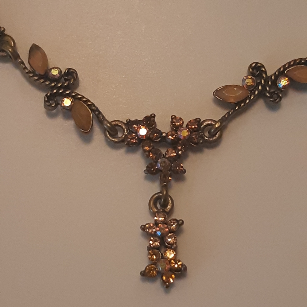 Napier 1923 AB necklace stones sublime●EUC